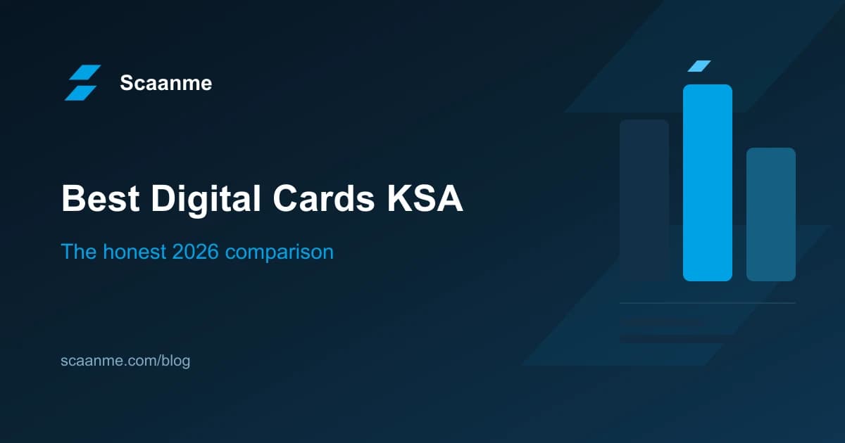 Arabic-first digital business card for Saudi Arabia compared with global card apps