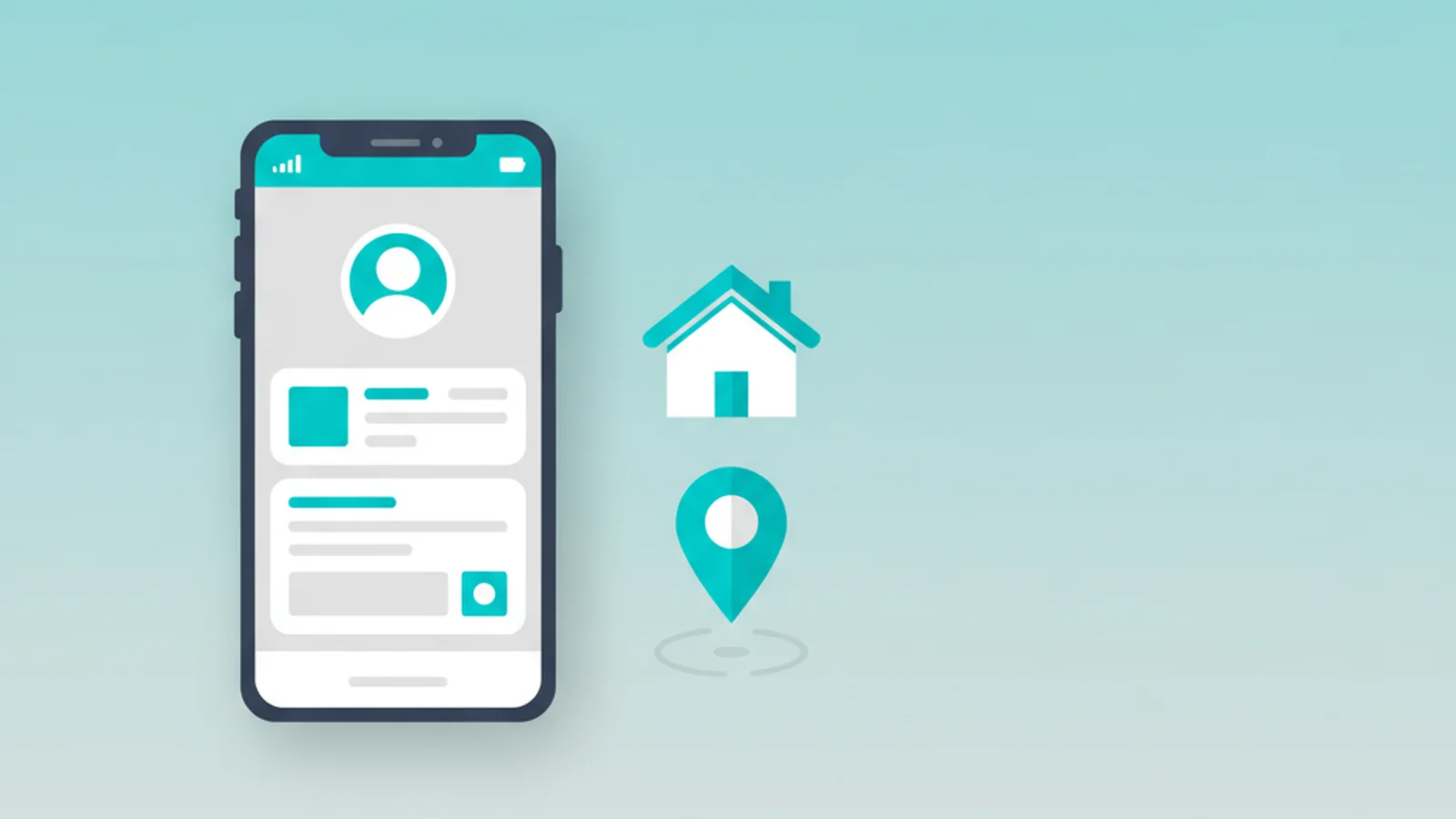 A real estate agent sharing a ScaanMe digital business card with property listings and a WhatsApp enquiry button via NFC tap