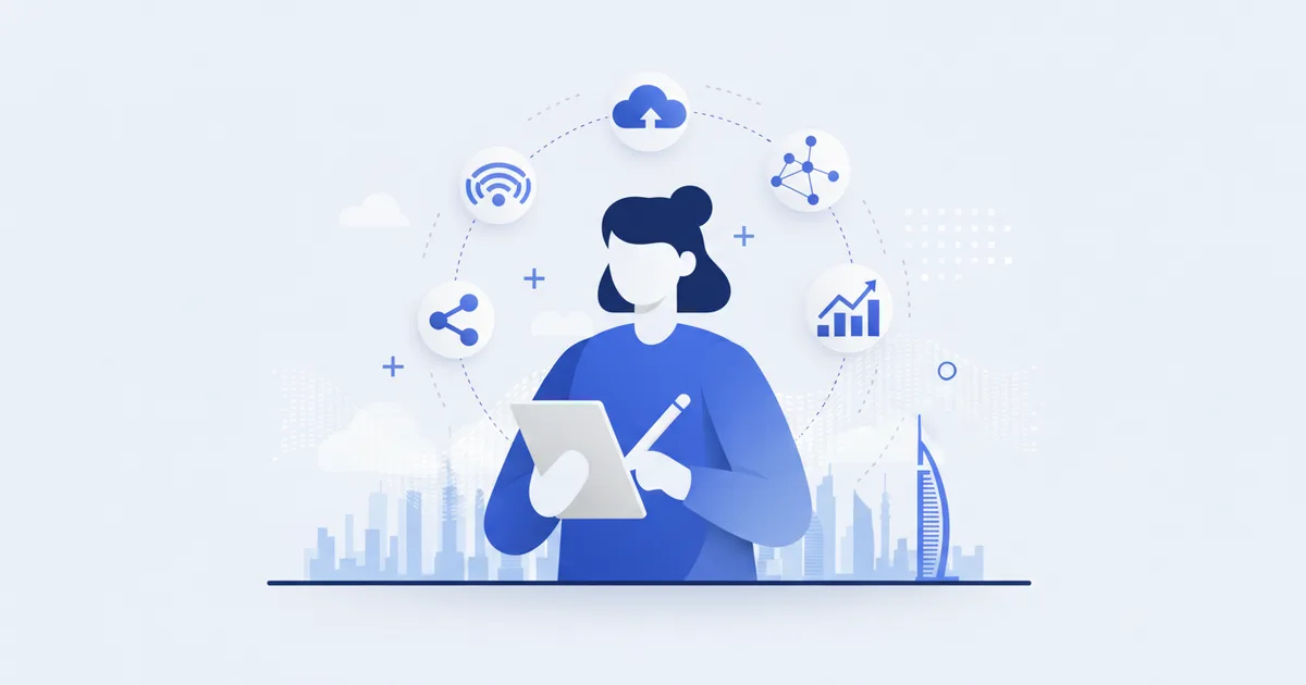 مصمم مستقل يبني حضوره الرقمي في دبي الإمارات
