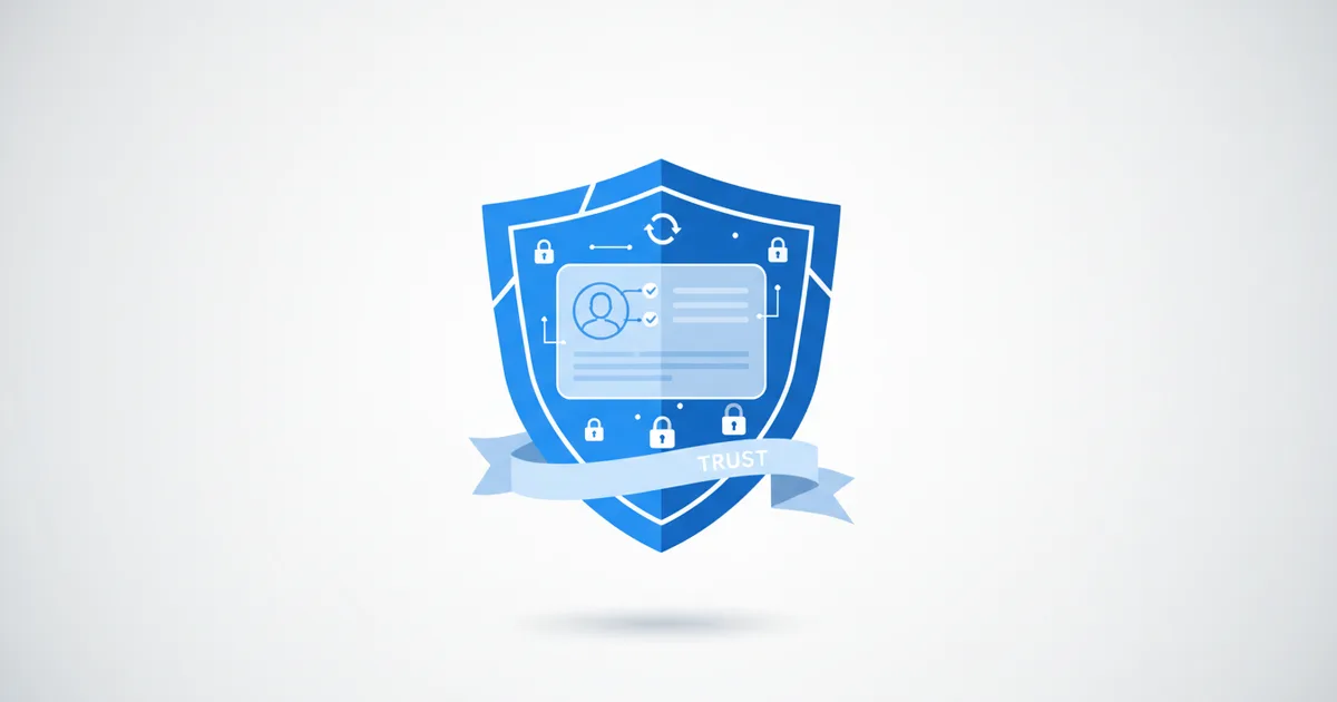 Digital shield protecting business card data with GDPR compliance
