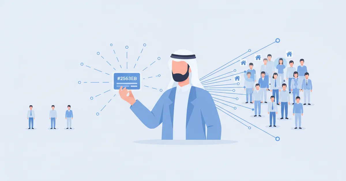 وكيل عقاري سعودي يستخدم البطاقة الرقمية لمضاعفة عملائه