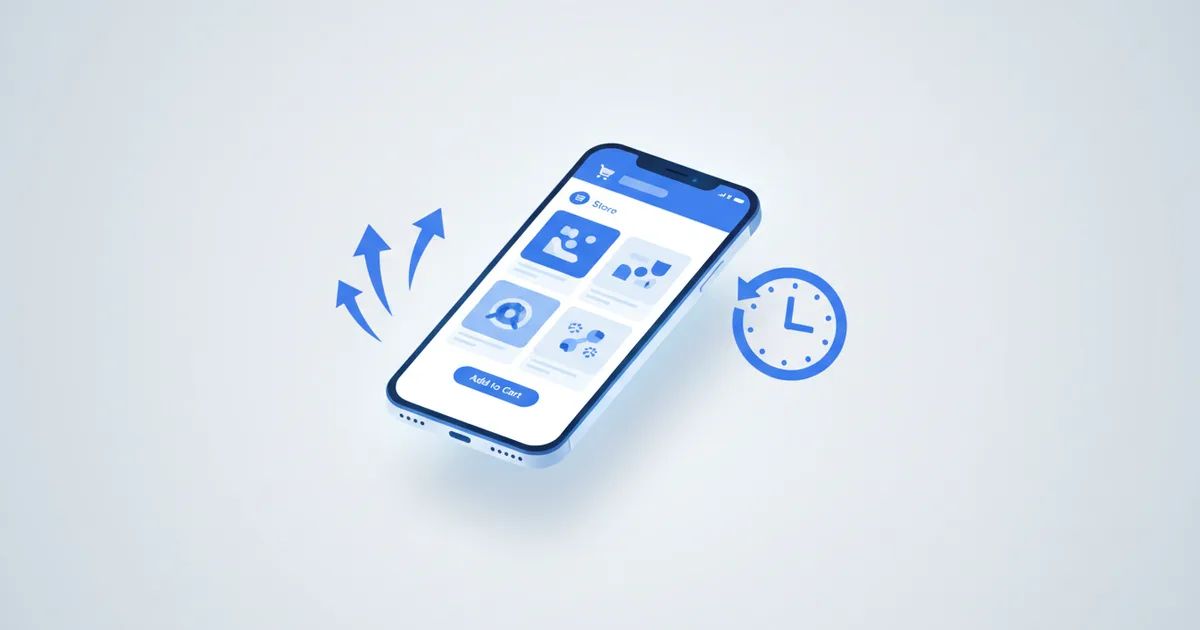 Smartphone showing WhatsApp store product catalog