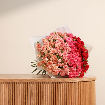 Classic Mixed Baby Rose Bouquet