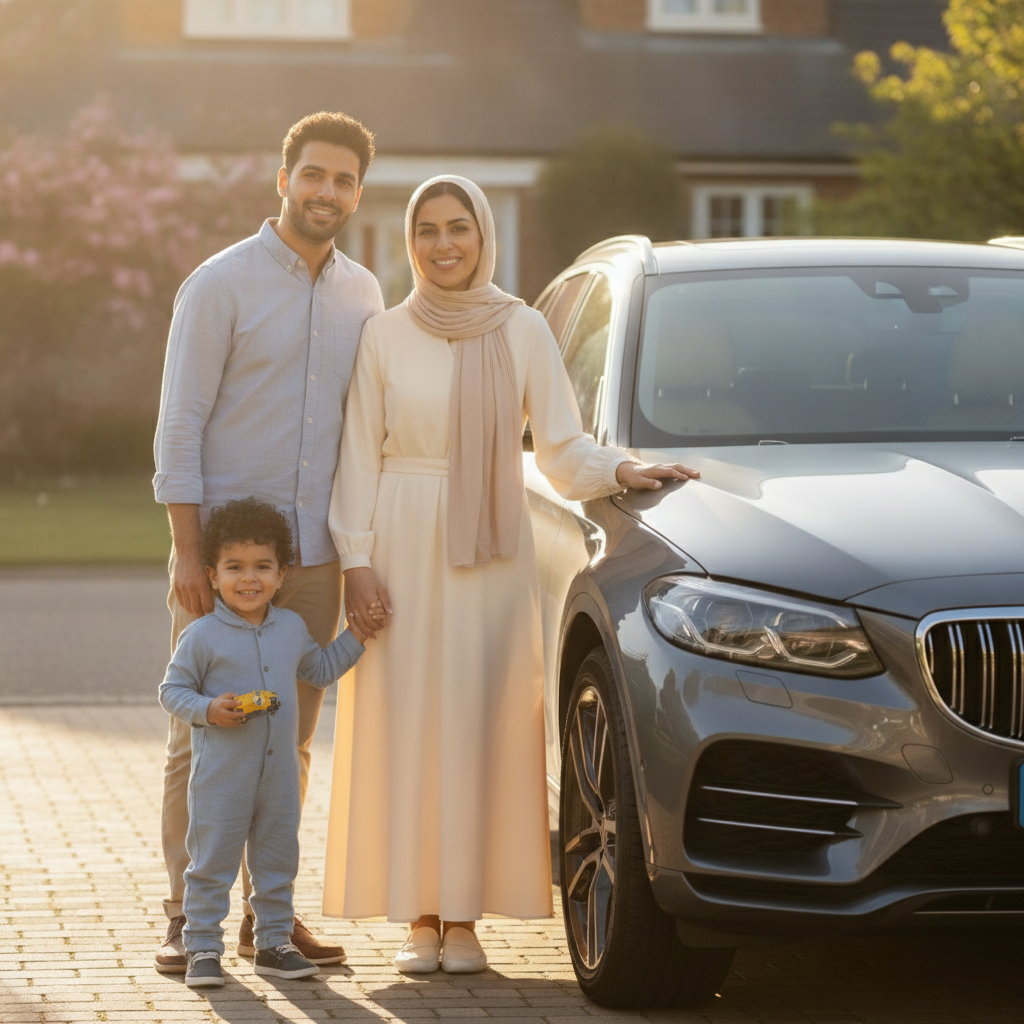New family car, fully covered