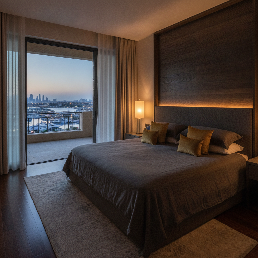 Emirates Hills estate — golf course frontage