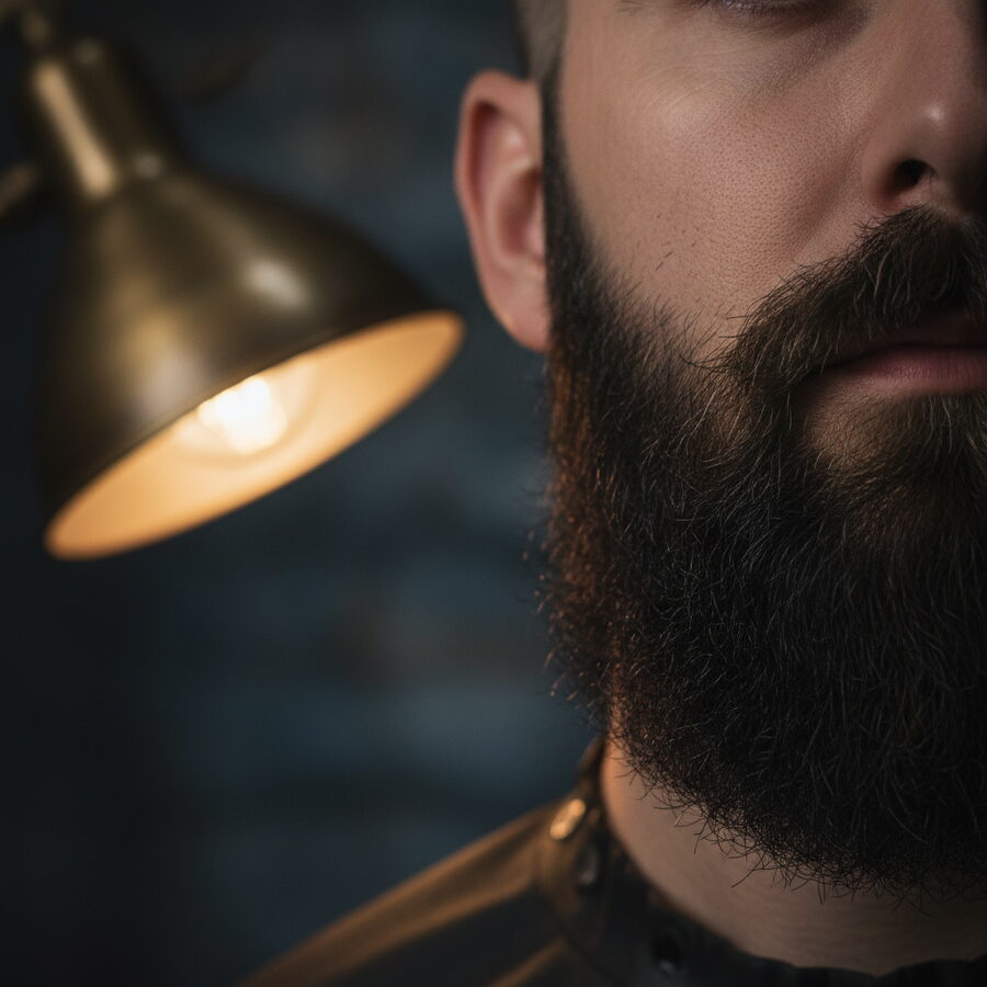 Beard sculpt — sharp lines