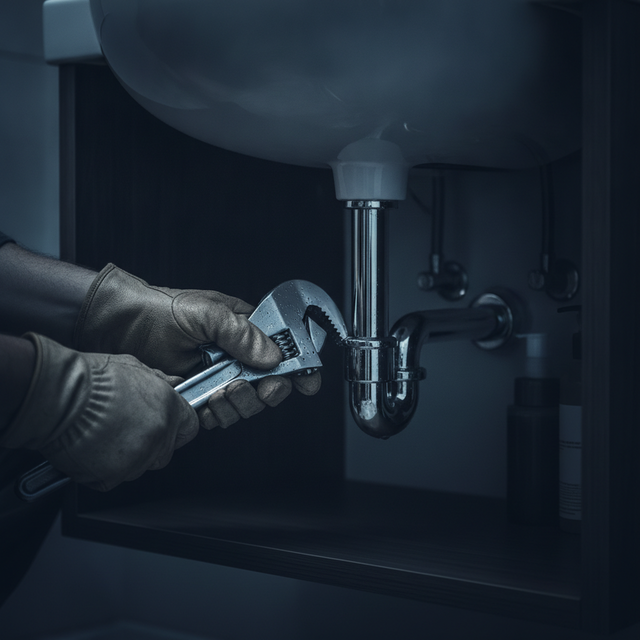 Under-sink leak repair — same-day fix