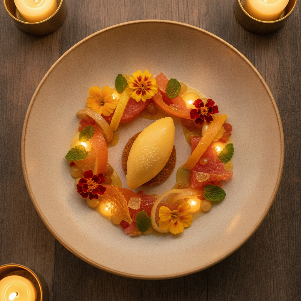Citrus dessert