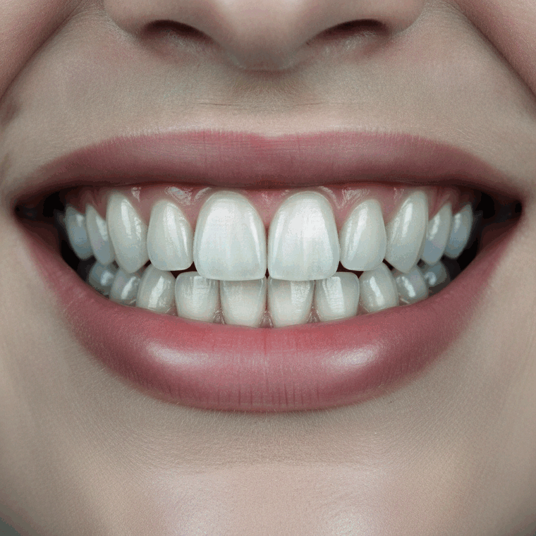 Brightened in one whitening visit