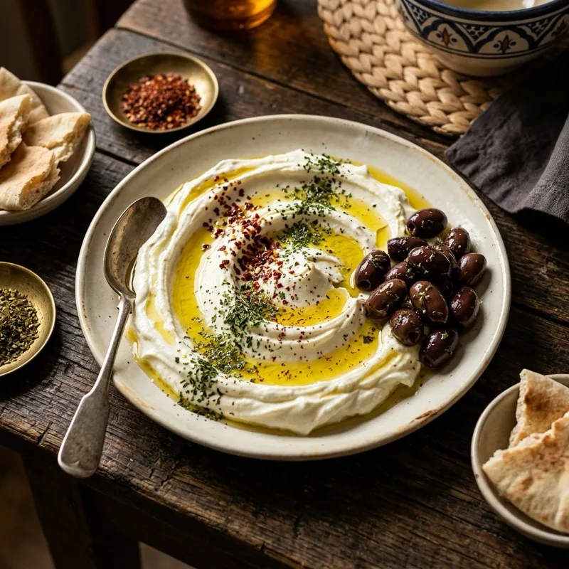 Labneh with Olive Oil